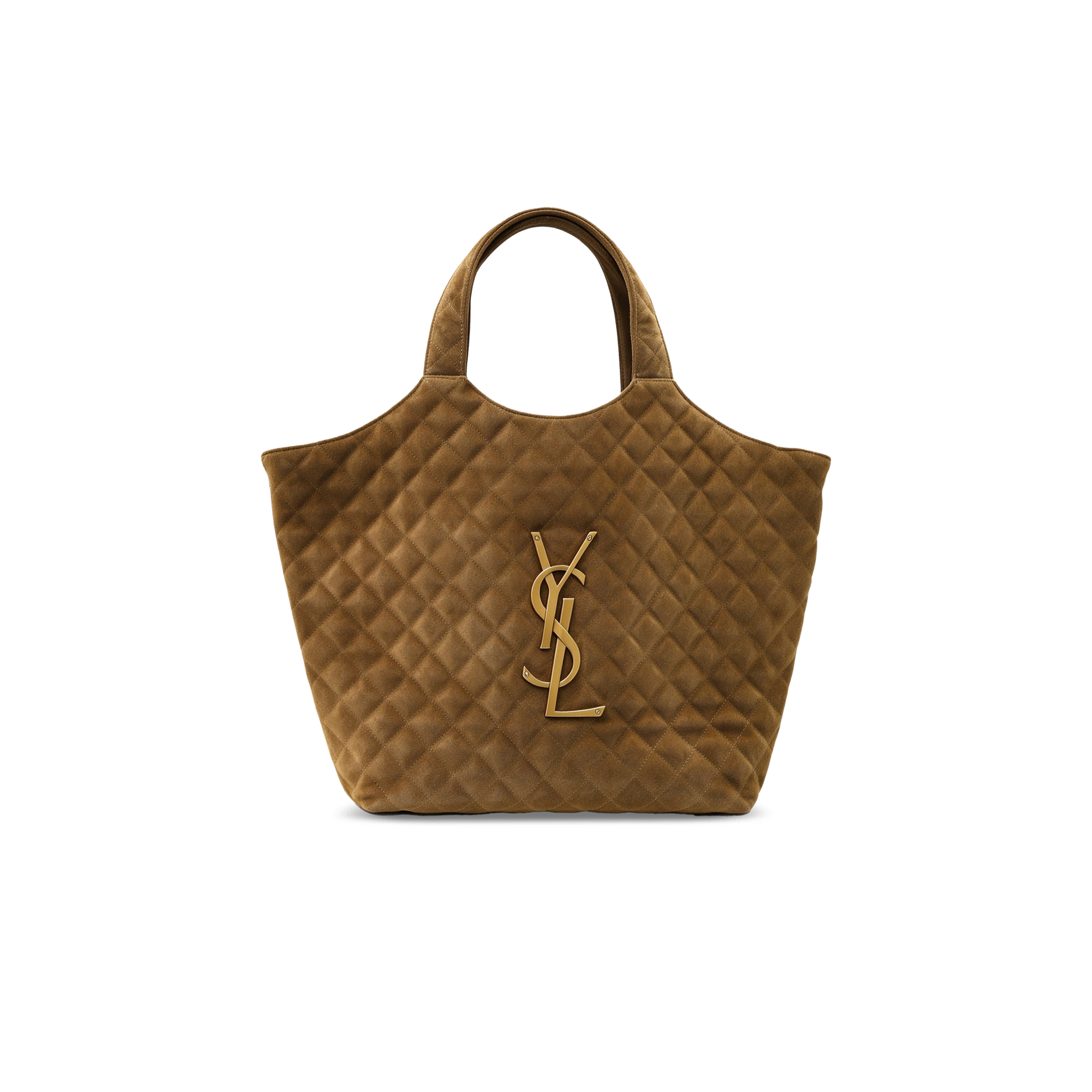YSL ICARE IN QUILTED SUEDE 698651 (58*47*8cm)